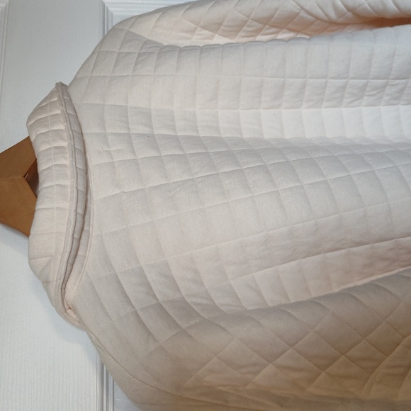 Madewell Quilted Shacket in Antique Cream NWOT - Picture 7 of 9